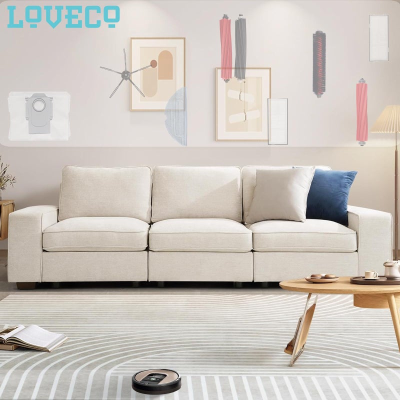 LOVECO 4 قطع من الفرشاة المطاطية الرئيسية البديلة لـ Roborock S7 Max Ultra، S7، S7+، S7 MaxV، S7 MaxV Plus، S7 MaxV Ultra، S7 Pro Ultra، Q7، Q7+، Q7 Max، Q7 Max Plus، Q Revo Robotic Vacuum - Image 4